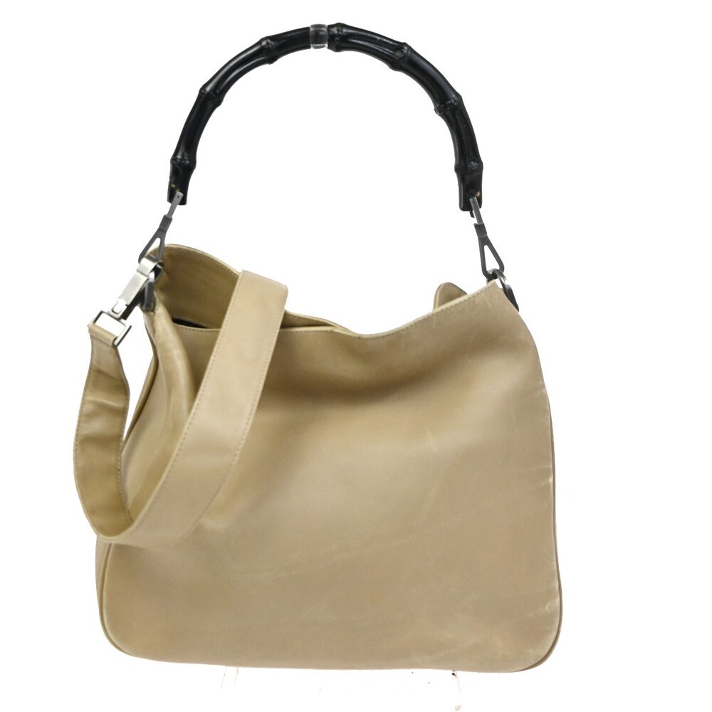 Gucci Logo Bamboo 2Way Shoulder Hand #264488G22B